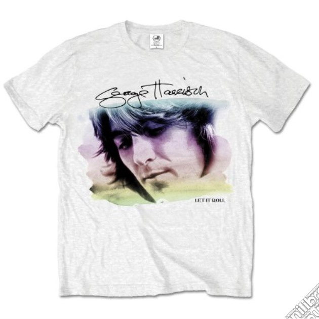 George Harrison: Water Colour Portrait (T-Shirt Unisex Tg. M) gioco di Rock Off