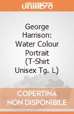 George Harrison: Water Colour Portrait (T-Shirt Unisex Tg. L) gioco di Rock Off