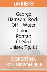 George Harrison: Rock Off - Water Colour Portrait (T-Shirt Unisex Tg. L) giochi