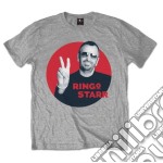 Ringo Starr: Peace Red Circle (T-Shirt Unisex Tg. S)