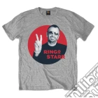 Ringo Starr - Peace Red Circle (unisex Tg. L) gioco di Rock Off