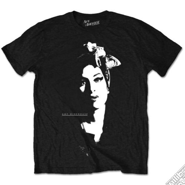 Amy Winehouse: Scarf Portrait Black (T-Shirt Unisex Tg. S) gioco