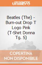 Beatles (The) - Burn-out Drop T Logo Pink (T-Shirt Donna Tg. S) gioco