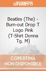 Beatles (The) - Burn-out Drop T Logo Pink (T-Shirt Donna Tg. M) gioco
