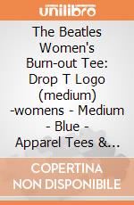 The Beatles Women's Burn-out Tee: Drop T Logo (medium) -womens - Medium - Blue - Apparel Tees & Shirtsburn-out Tee - Burn-out,caviar Beads gioco