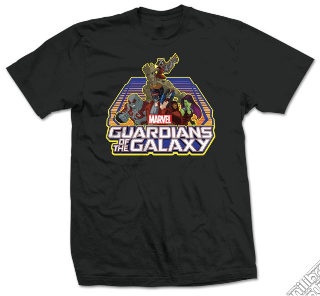 Guardians Of The Galaxy - Group Logo Nero (Unisex Tg. S) gioco di Rock Off