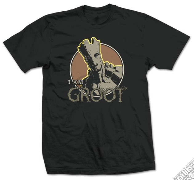 Guardians Of The Galaxy - Groot Nero (Unisex Tg. M) gioco di Rock Off