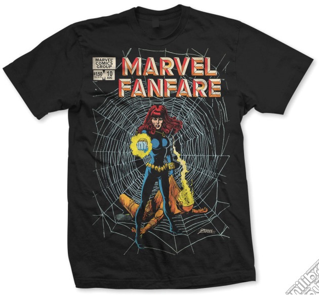 Marvel Comics - Marvel Fanfare Bw Nero (Unisex Tg. S) gioco di Rock Off