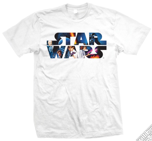 Star Wars - Space Montage 3 Bianco (Unisex Tg. S) gioco di Rock Off