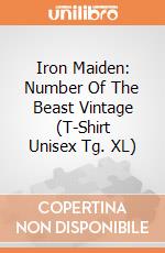 Iron Maiden: Number Of The Beast Vintage (T-Shirt Unisex Tg. XL) gioco di Rock Off