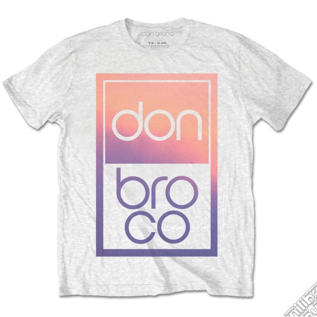 Don Broco Men's Tee: Gradient (x-large) -mens - X-large - White - Apparel Tees & Shirtstee gioco