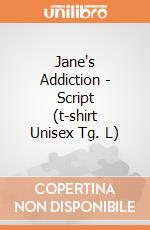 Jane's Addiction - Script (t-shirt Unisex Tg. L) gioco