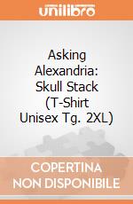 Asking Alexandria: Skull Stack (T-Shirt Unisex Tg. 2XL) gioco