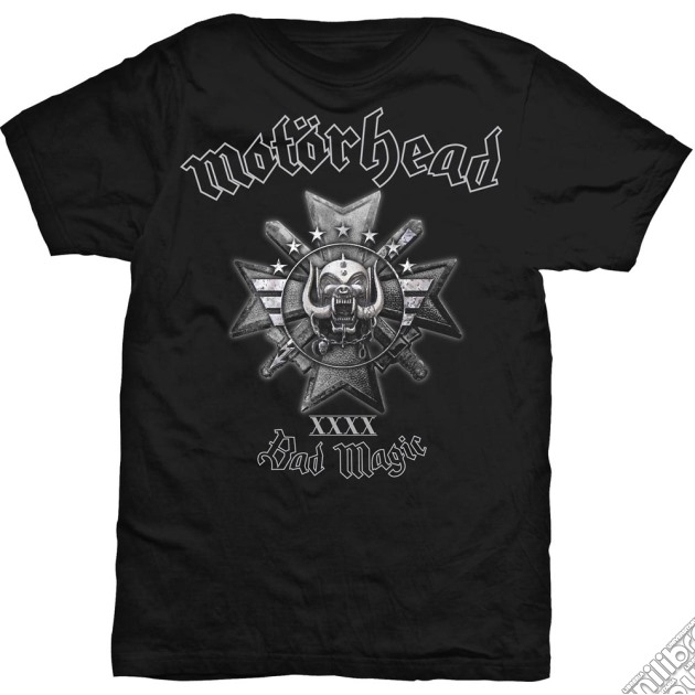 Motorhead: Bad Magic Black (T-Shirt Unisex Tg. S) gioco di Rock Off