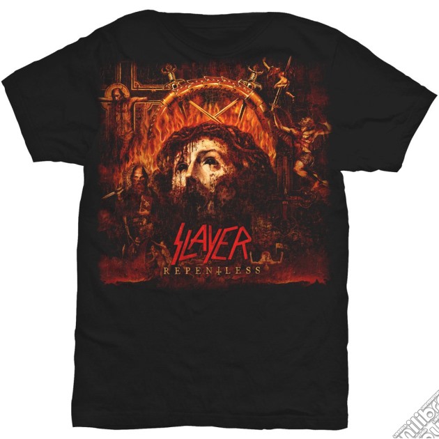 Slayer: Repentless Black (T-Shirt Unisex Tg. M) gioco di Rock Off