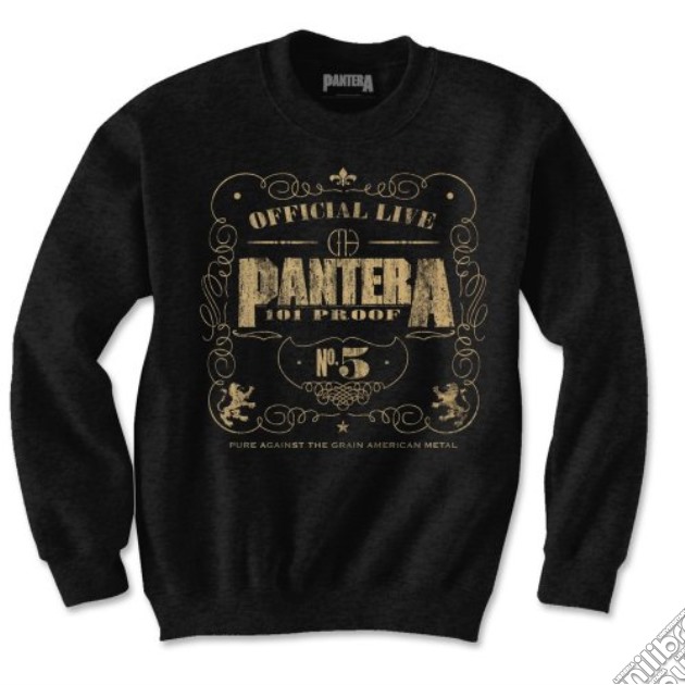 Pantera Men's Sweatshirt: 101' Proof (small) -mens - Small - Black - Apparel Hoodies & Sweatshirtssweatshirt gioco