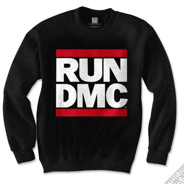 Run Dmc Men's Sweatshirt: Dmc Logo (xx-large) -mens - Xx-large - Black - Apparel Hoodies & Sweatshirtssweatshirt gioco