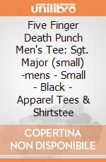 Five Finger Death Punch Men's Tee: Sgt. Major (small) -mens - Small - Black - Apparel Tees & Shirtstee gioco