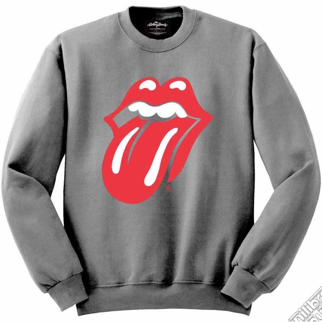 Rolling Stones Youth's Sweatshirt: Classic Tongue (large (age 7 - 8)) -youths - Large: 7 - 8 Yrs - Black - Apparel Children's Apparelyouth's Sweatshir gioco