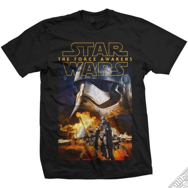 Star Wars Mens Tee: Episode Vii Phasma & Troopers (unisex Tg. L) gioco di Rock Off