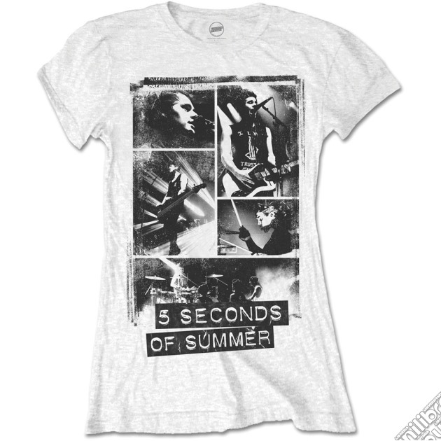 5 Seconds Of Summer: Photo Block (T-Shirt Donna Tg. L) gioco di Rock Off