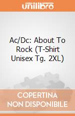 Ac/Dc: About To Rock (T-Shirt Unisex Tg. 2XL) gioco di Rock Off