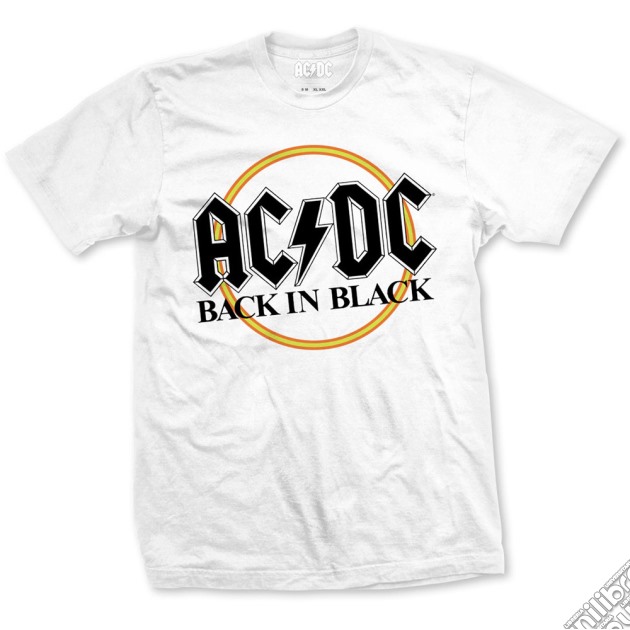 Ac/Dc: Back In Black (T-Shirt Unisex Tg. S) gioco di Rock Off