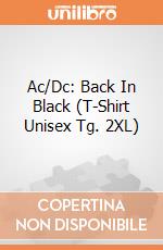 Ac/Dc: Back In Black (T-Shirt Unisex Tg. 2XL) gioco di Rock Off