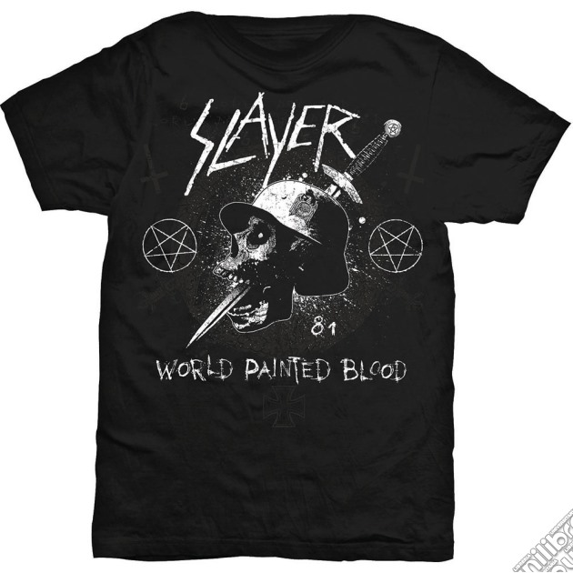 Slayer Men's Tee: Dagger Skull (small) -mens - Small - Black - Apparel Tees & Shirtstee gioco