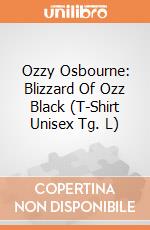Ozzy Osbourne: Blizzard Of Ozz Black (T-Shirt Unisex Tg. L) gioco