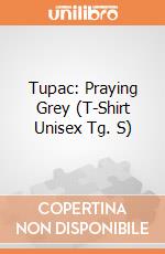 Tupac Men's Tee: Praying (small) -mens - Small - Grey - Apparel Tees & Shirtstee gioco