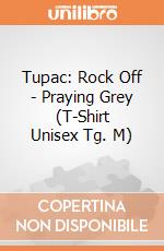 Tupac Men's Tee: Praying (medium) -mens - Medium - Grey - Apparel Tees & Shirtstee gioco