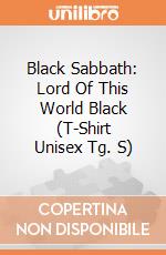 Black Sabbath: Lord Of This World Black (T-Shirt Unisex Tg. S) gioco