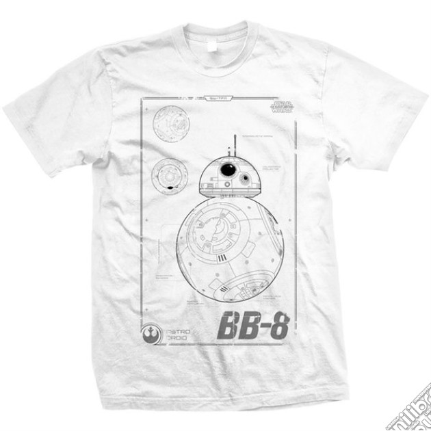 Star Wars BB-8 Tech Mens White (Unisex Tg. XXL) gioco