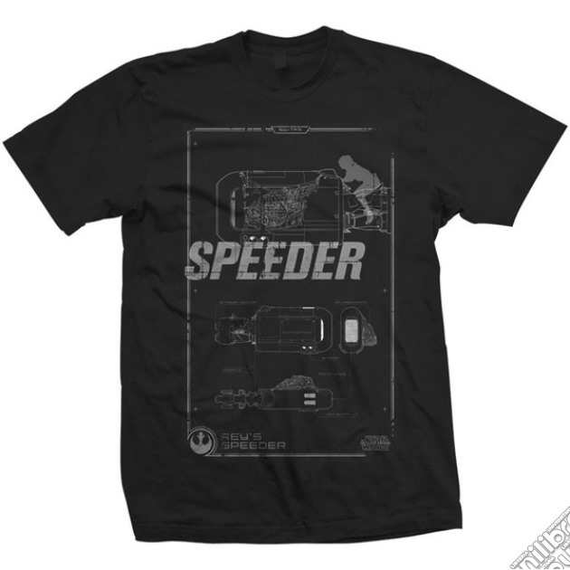 Star Wars Rey's Speeder Tech Mens Black (Unisex Tg. XXL) gioco