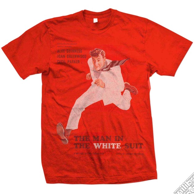 Studiocanal - The Man In The White Suit Red (T-Shirt Unisex Tg. L) gioco di Rock Off