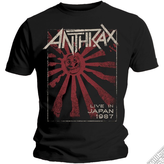 Anthrax Men's Tee: Live In Japan (large) -mens - Large - Black - Apparel Tees & Shirtstee gioco