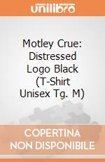 Motley Crue: Distressed Logo Black (T-Shirt Unisex Tg. M) gioco