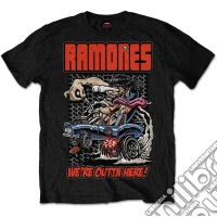 Ramones: Rock Off - Outta Here Black (T-Shirt Unisex Tg. XL) giochi