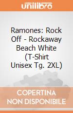 Ramones: Rock Off - Rockaway Beach White (T-Shirt Unisex Tg. 2XL) giochi