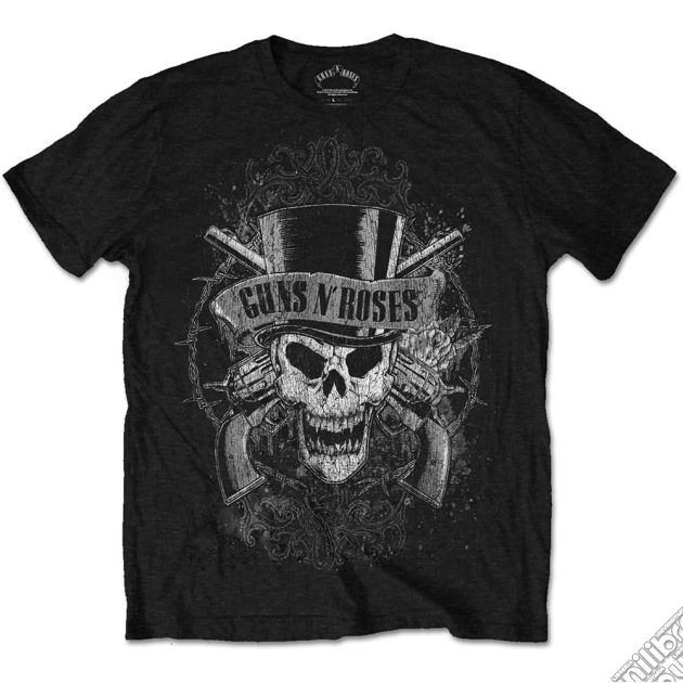 Guns N' Roses: Faded Skull Black (T-Shirt Unisex Tg. M) gioco