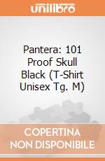 Pantera: 101 Proof Skull Black (T-Shirt Unisex Tg. M) giochi