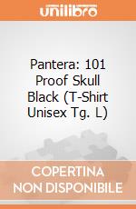 Pantera: 101 Proof Skull Black (T-Shirt Unisex Tg. L) gioco