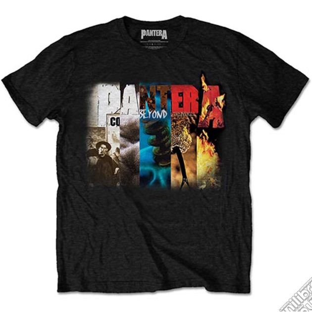 Pantera: Album Collage Black (T-Shirt Unisex Tg. L) gioco