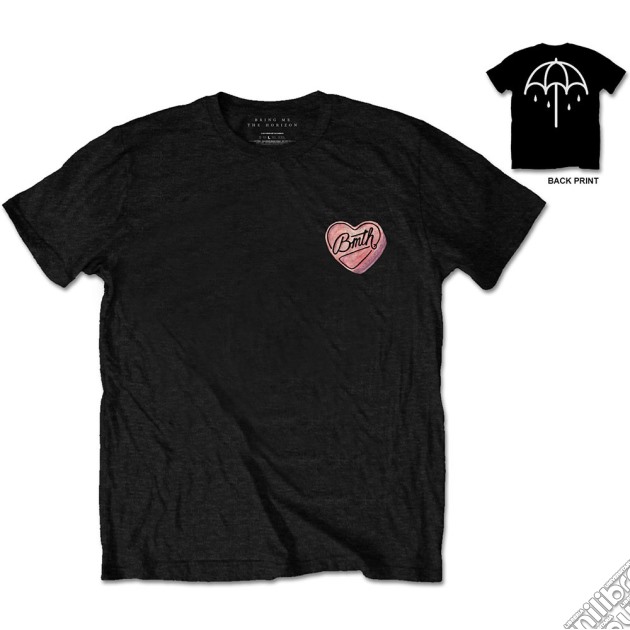 Bring Me The Horizon Men's Tee: Hearted Candy (x-large) -mens - X-large - Black - Apparel Tees & Shirtstee gioco