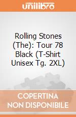Rolling Stones (The): Tour 78 Black (T-Shirt Unisex Tg. 2XL) gioco