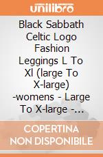 Black Sabbath Celtic Logo Fashion Leggings L To Xl (large To X-large) -womens - Large To X-large - Black - Apparel Leggings gioco