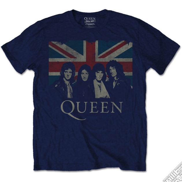 Queen: Union Jack Blue (T-Shirt Unisex Tg. XL) gioco
