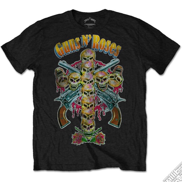 Guns N' Roses: Skull Cross 80s (T-Shirt Unisex Tg. M) gioco