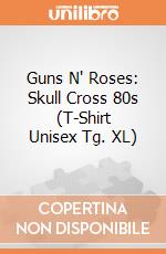 Guns N' Roses: Skull Cross 80s (T-Shirt Unisex Tg. XL) gioco